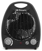 Stufetta Elettrica Orbegozo FH5129 Nera 2000 W con Termostato e Ventilatore