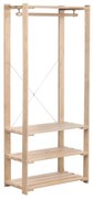 Scaffale in kit 3 ripiani NOVA L 76.5 x P 38.5 x H 174.5 cm beige, portata per ripiano 75 kg