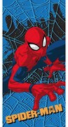 Asciugamano per bambini rosso/blu in microfibra 70x140 cm Spider-man – Jerry Fabrics