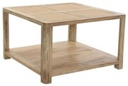 Tavolino da Caffè DKD Home Decor Marrone Chiaro Legno di mango 76 x 76 x 45 cm