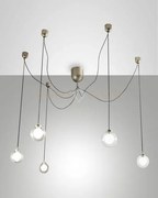 Blog led  sospensione oro opaco 5 luci 3472-48-225