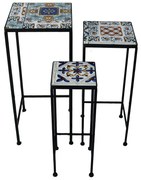 ALMADA - set tre fioriere quadrate