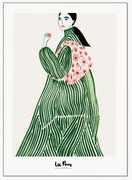 Stampa digitale incorniciata Green Coat