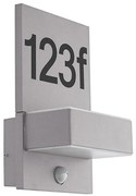 Eglo 97127 - Numero civico a LED con sensore ARDIANO 2xLED/5,6W/230V IP44