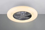 Visby ventilatore e plafoniera led 38w 4400lm, 2700 - 6500k con eff...
