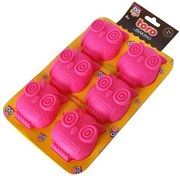 Stampo in silicone per muffin TORO rosa