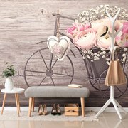 Carta da parati – Fiori in vaso vintage