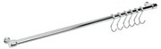 Barra appendiabiti da cucina in acciaio cromato Lonardo - Metaltex