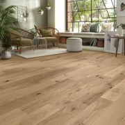 Parquet prefinito in rovere naturale Family vetrificato Intenso L