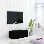 vidaXL Mobile Porta TV Grigio Lucido 80x34x30 cm in Legno Multistrato