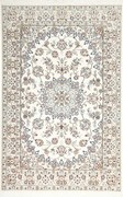 Nain Tappeto 200x130 Beige (Iran) Annodato A Mano