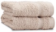 Set di asciugamani tipo terry beige in cotone 2 pz 30x30 cm Zero Twist – Catherine Lansfield
