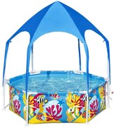Bestway Piscina Splash-In-Shade Con Gazebo E Doccetta 183 X 51cm