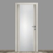 Porta battente Oxford Vetrata palissandro L 60 x H 210 cm reversibile