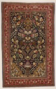 Ghom Tappeto 140 x 220 (Iran) Annodato A Mano
