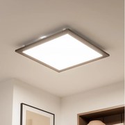 Brilagi - Plafoniera dimmerabile a LED SLIMFRAME WOOD LED/58W/230V 64x64 cm + telecomando