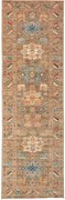 Kazak Tappeto orientale 260x80 Grigio (Pakistan) Annodato A Mano