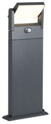 Lampada da esterno da palo grigio scuro con sensore di movimento 60cm IP54 solare - Judge