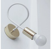 Applique OXFORD 1xE27/15W/230V oro/bianco