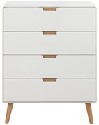 Cassettiera bianca 80x100x40 cm Lowell - Actona