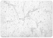 Tappetino da bagno bianco e grigio in terra di diatomee 50x70 cm Aqua - douceur d'intérieur