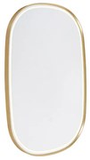 Specchio da bagno oro con LED e dimmer touch ovale - Miral