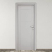 Porta tamburata battente Mood grigio L 60 x H 210 cm sinistra