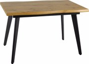 Tavolo Fresno Allungabile – Rovere Artisan / Nero Opaco 210cm
