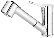 Deante BDN_071M - Rubinetto lavello con doccetta estraibile NARCYZ cromo lucido