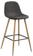 Sgabello da bar in colore grigio-naturale 101 cm Wilma - Actona
