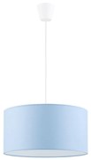 Lampadario a sospensione con filo RONDO KIDS 1xE27/15W/230V blu