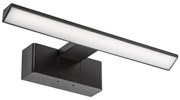 Rabalux 75024 - Illuminazione LED per specchio da bagno LORIC LED/6W/230V IP44 30 cm nero