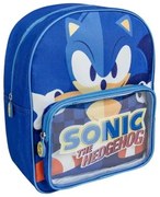 Zaino Scuola Sonic Azzurro 25 x 3 x 12 cm