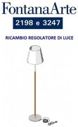 Fontana Arte regolatore di luminosità ricambio per piantana 2198