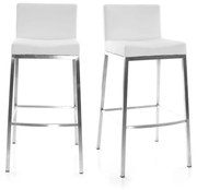 Sgabello design 66cm bianco - set di 2 EPSILON