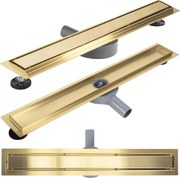 Scarico lineare REA Neox pro Brush Gold 90
