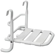 Sedile ribaltabile da appendere al maniglione per disabili bianco