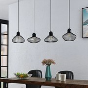 Lampada a sospensione Raelyn Lindby, Nero, Soggiorno / Sala da pranzo, Metallo, Lampada a sospensione