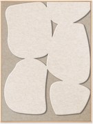 Quadro acustico incorniciato Stone Path 1