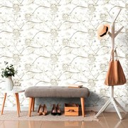 Carta da parati – Natura morta vintage con uccellini