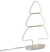 Lampada da tavolo natalizia albero di Natale in acciaio con LED - Arbre
