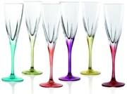 Set di 6 bicchieri da champagne Gemma - RCR Cristalleria Italiana