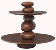 Alzatina in legno di faggio Pebble