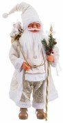 Babbo Natale Bianco 32 X 25 X 87 CM