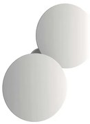 Puzzle Plafoniera/Applique da Parete LED Rotondo Doppio Matt White 2700K - Lodes