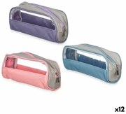 Astuccio Scuola Trasparente 23 x 5,5 x 8 cm (12 Unità)