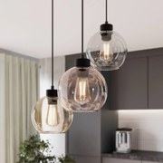 Lampada a sospensione in vetro Cubus TK Lighting, dimmerabile, Chiaro / Trasparente, Soggiorno / Sala da pranzo, Vetro, Moderno, Lampada a sospensione