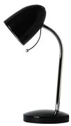 Aigostar - Lampada da tavolo 1xE27/36W/230V nero/cromo