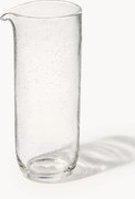 Caraffa in vetro soffiato con bolle d'aria Hippolyte, 840 ml
