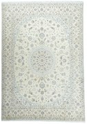 Nain Tappeto persiano 420x290 Beige (Iran) Annodato A Mano